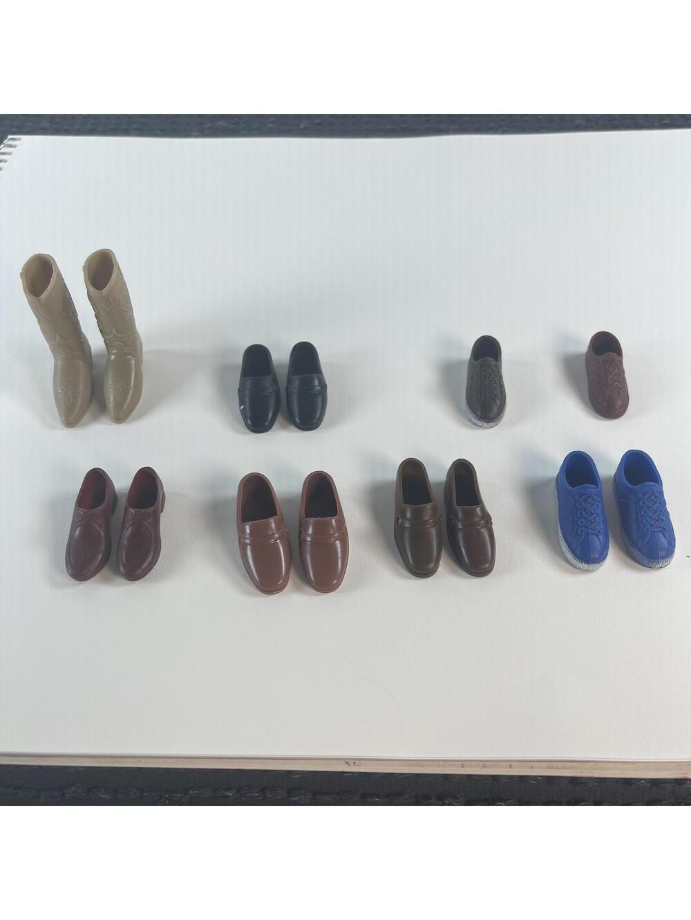 vintage Barbie Mattel KEN Lot of Assorted Ken Sized Doll Shoe & Boot Lot
